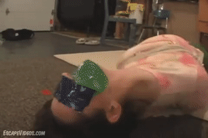 www.escapevideos.com - Alexis Duct Tape Blindfold thumbnail